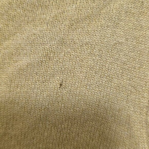 J. Crew Yellow 100% Cashmere Crewneck Sweater Women's Small Long Sleeve Soft Pul - Picture 7 of 9